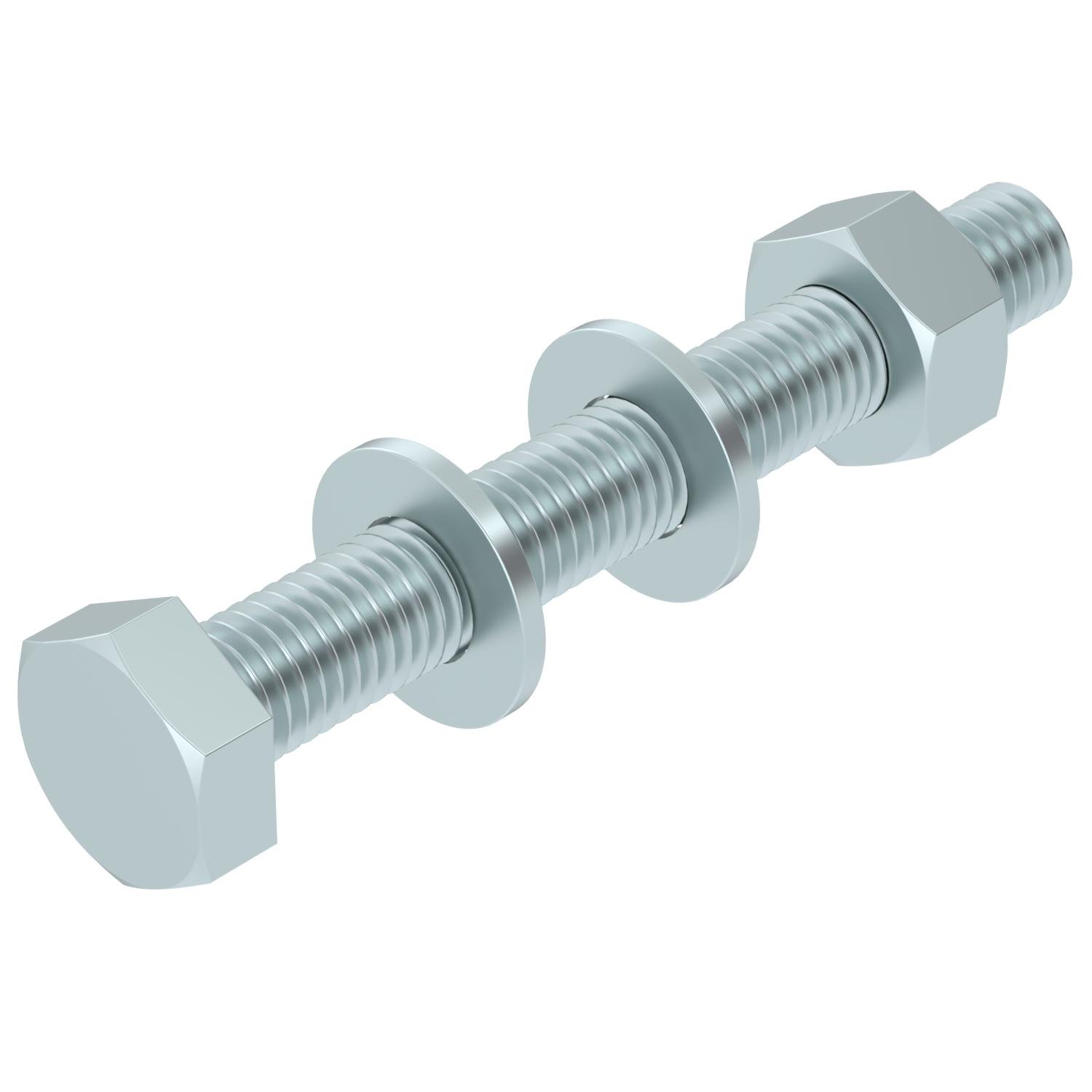 OBO Hexagonal bolt M10 F 80mm (L)