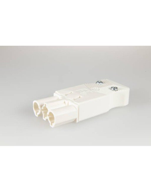 Metway 3 Pole Female Flat White Connector