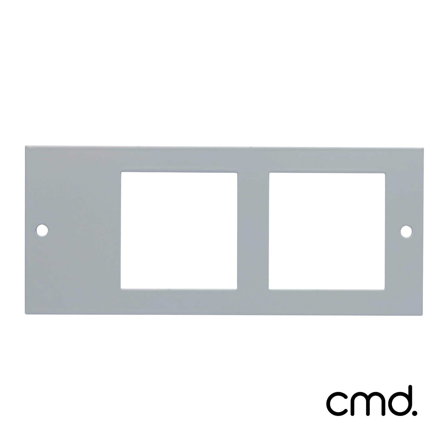 CMD Plate Pierced to accept 2 x Euromod Collars (not supplied) - 3 Compartment