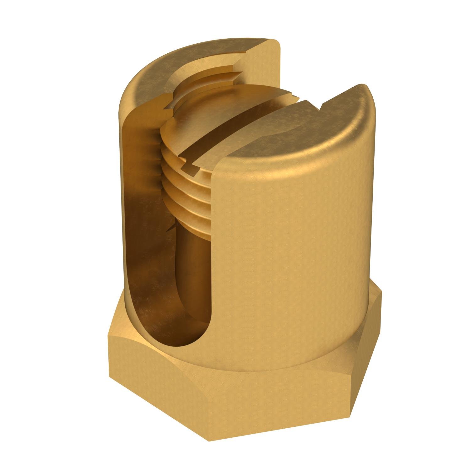OBO Earthing Terminal with Fastening Thread