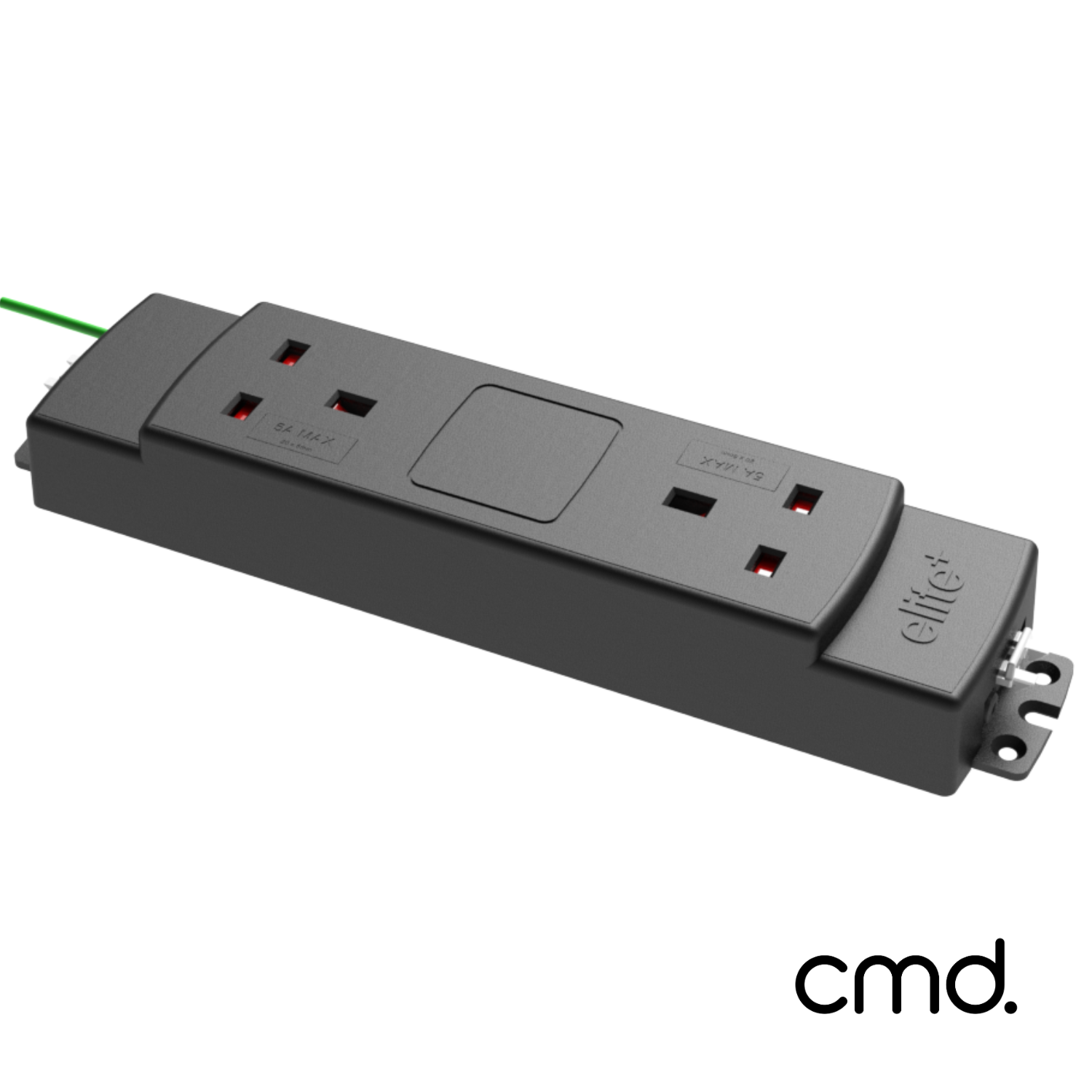 CMD Elite+ 2 x power- GST Input - 2 x individually fused @3.15A sockets - east/west facing sockets - GST 3-pole output