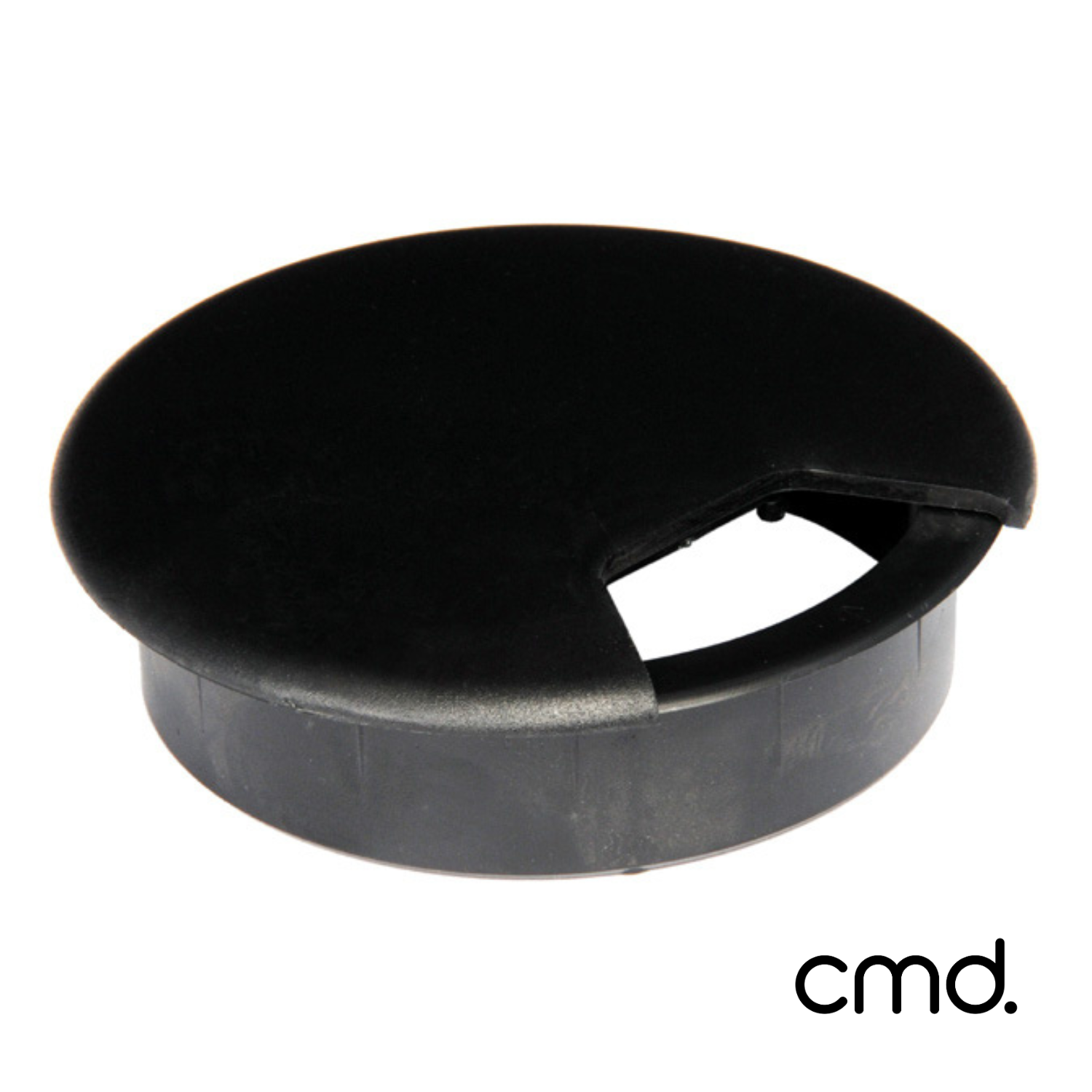 CMD Plastic 80mm Cable Grommet - Black