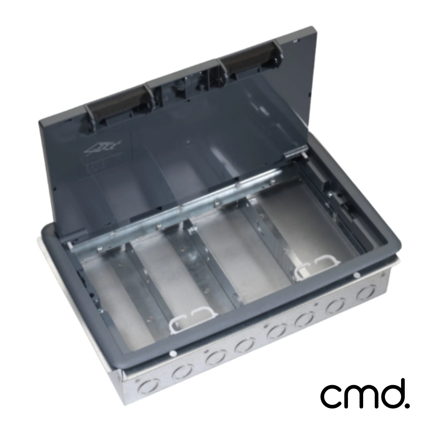 CMD Standard 'Fast Fit' 85mm Deep Floor Box - 4 Compartment