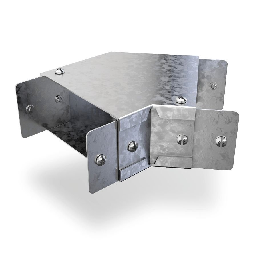 100mm x 50mm - Twin Comp 45 Degree Top Cover Bend